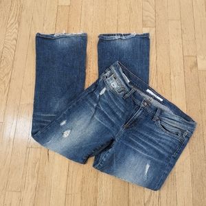 Joe's Jeans Provocateur distressed wide leg jeans 29